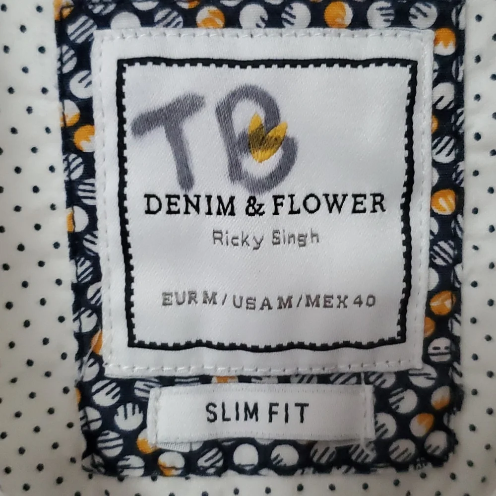 Denim & Flower Pineapple short sleeve shirt - Picture 6 of 8